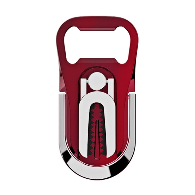 Multifunction Car Air Vent Phone Holder Finger Ring Phone Bracket Bottle Opener(Red) - free shipping - PMC TechLife - Order now!