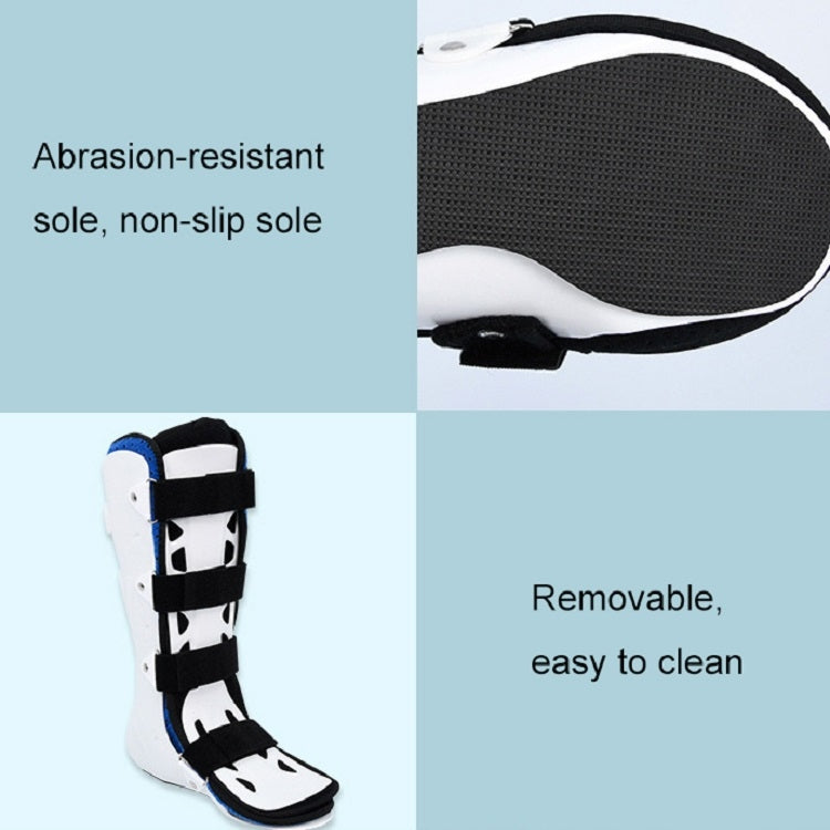 Calf Ankle Fracture Sprain Fixation Brace Plaster Shoe Foot Support Brace, Size: M Left(Short Section Without Baffle) - Mobility Aids by PMC Jewellery | Online Shopping South Africa | PMC Jewellery