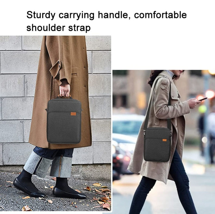 Vertical Laptop Bag Handheld Shoulder Crossbody Bag, Size: 13.3 Inch(Black) - 13.3 inch by PMC TechLife | Online Shopping South Africa | PMC TechLife