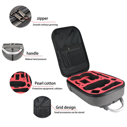 For DJI Avata Carbon Fiber Backpack Shockproof And Waterproof Bag(Black and Gray) -  by PMC Jewellery | Online Shopping South Africa | PMC Jewellery