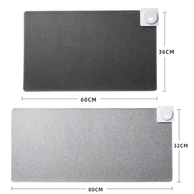 Joyroom JR-CY335 220V Smart Office Desktop Heating Thermostatic Mouse Pad, US Plug, Size: 60x36cm(Dark Gray) - free shipping - PMC TechLife - Order now!