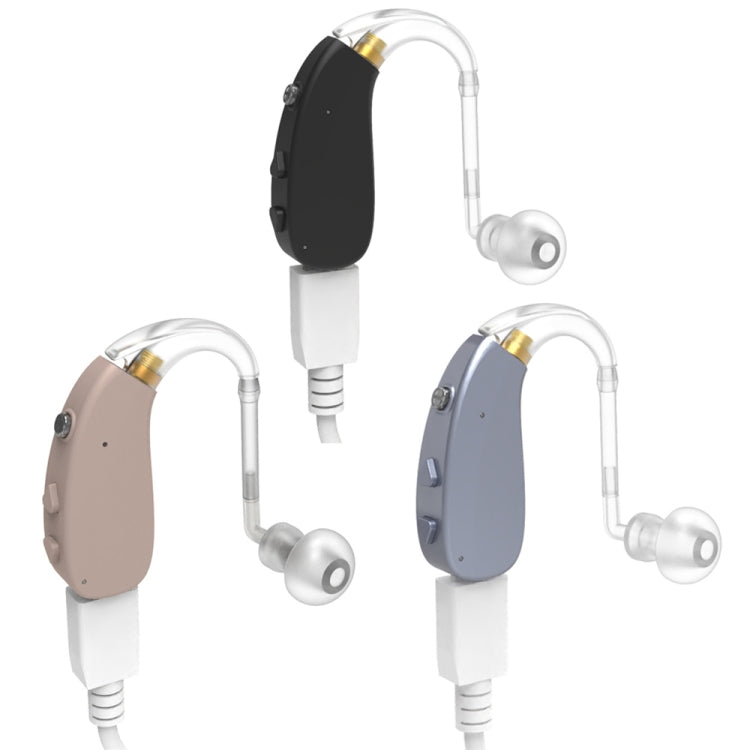 EN-T201A Digital Machine Elderly Charging Hearing Aid Sound Amplifier(Black) - Hearing Aids by PMC Jewellery | Online Shopping South Africa | PMC Jewellery