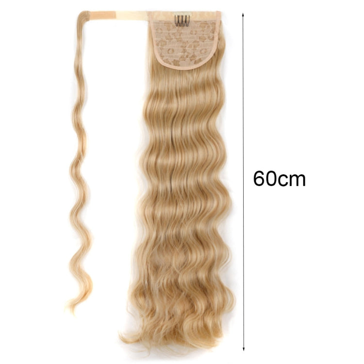 MST08 Adhesive Tie-On Wigs Ponytail Fluffy Long Curly Wigs High-Ponytail(27H613) - Wigs by PMC Jewellery | Online Shopping South Africa | PMC Jewellery