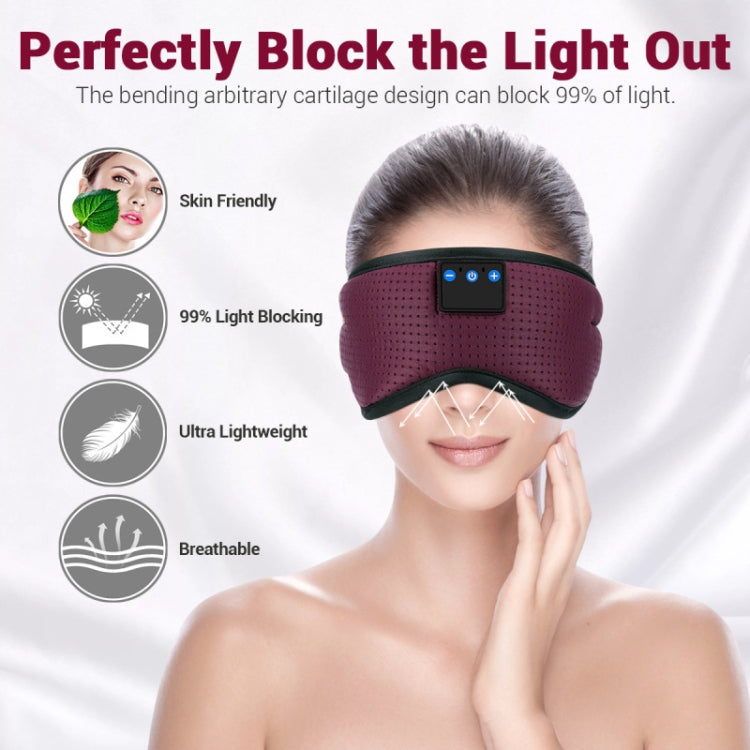 Bluetooth5.2 Sleep Eye Mask Intelligent Music Eye Protection Headphones(Black) - Eye Masks by PMC TechLife | Online Shopping South Africa | PMC TechLife