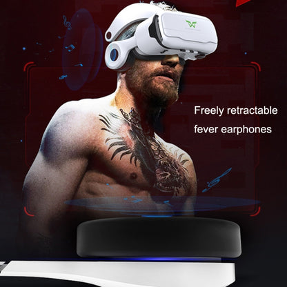 VR SHINECON G02EF+B01 Handle Mobile Phone 3D Virtual Reality VR Game Helmet Glasses With Headset - VR Headset by VR SHINECON | Online Shopping South Africa | PMC Jewellery