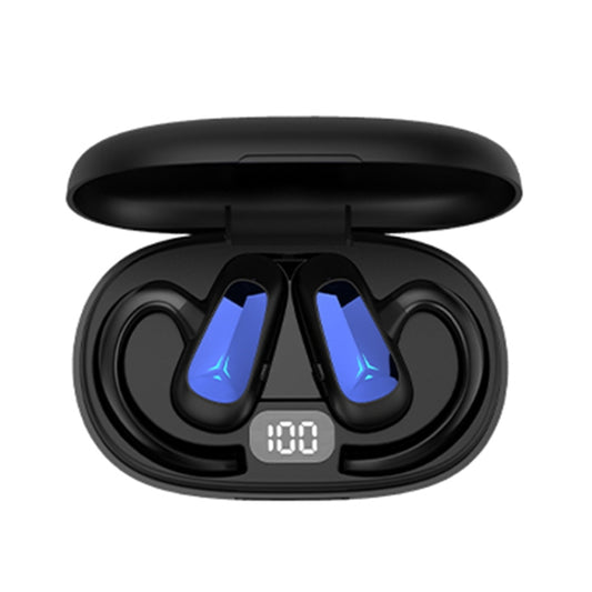 Bone Conduction Concepts Digital Display Stereo Bluetooth Earphones, Style: Dual Ears With Charging Warehouse(Blue) - Bluetooth Earphone by PMC Jewellery | Online Shopping South Africa | PMC Jewellery