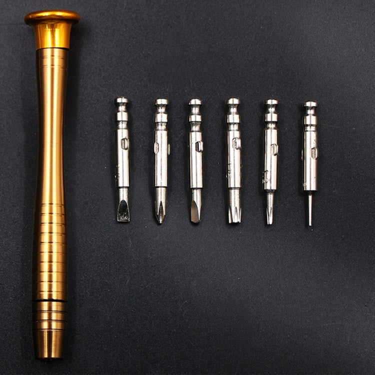 25 In 1 Screwdriver Batch Set Mobile Phone Notebook Repair Tool(Brown) - Screwdriver Set by PMC TechLife | Online Shopping South Africa | PMC TechLife