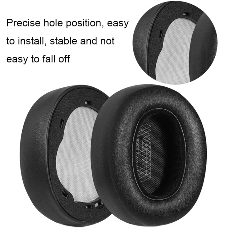 1pair Headphone Sponge Case For JBL Live 650BTNC/660/E65BTNC/Duet NC(Leather+Velvet) - Earmuff & Pad by PMC Jewellery | Online Shopping South Africa | PMC Jewellery