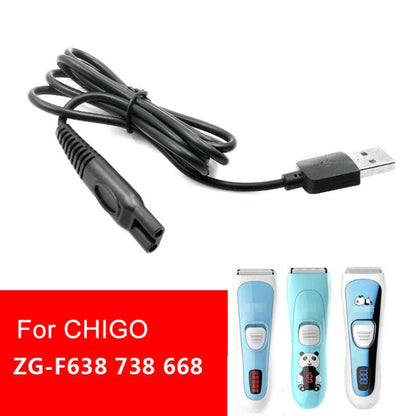 6pcs Haircut Clippers USB 5V Charging Cable For CHIGO F638 F668 F738 - Hair Trimmer by PMC Jewellery | Online Shopping South Africa | PMC Jewellery