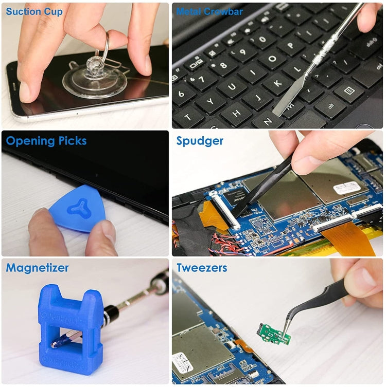 142 In 1 Precision Screwdriver Set Magnetic Screw Driver Bit Kit For PC Phone Repair Tool - Screwdriver Set by PMC TechLife | Online Shopping South Africa | PMC TechLife
