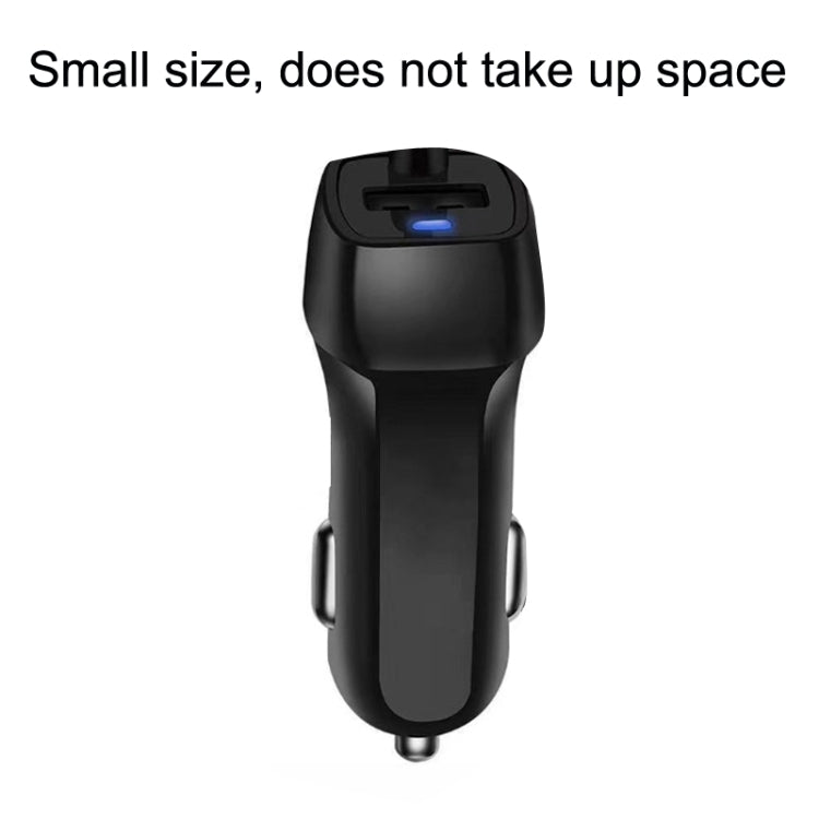 522AL Fast Charging With Cable Car Charging, Output Interface: Micro USB (Black) - Car Charger by PMC TechLife | Online Shopping South Africa | PMC TechLife
