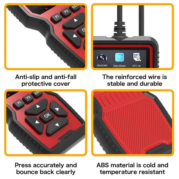 V519 OBD2 Colorful Screen Car Fault Detector - Code Readers & Scan Tools by PMC TechLife | Online Shopping South Africa | PMC TechLife