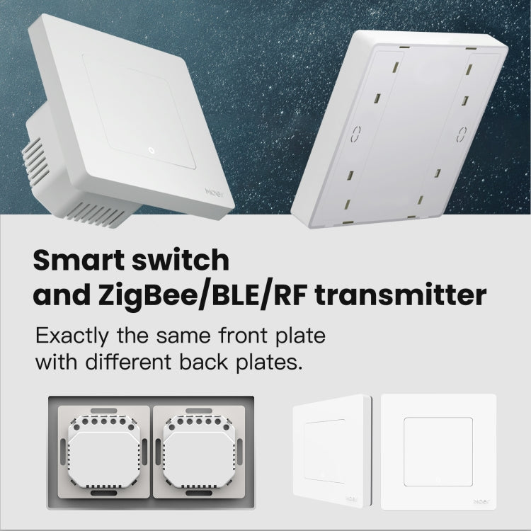 Tuya ZigBee Smart Single-fire Zero-fire Sharing Timing Voice Wall Switch EU Plug, Style: 2 Ways (Gray Scene Casual Post) - Smart Switch by PMC TechLife | Online Shopping South Africa | PMC TechLife