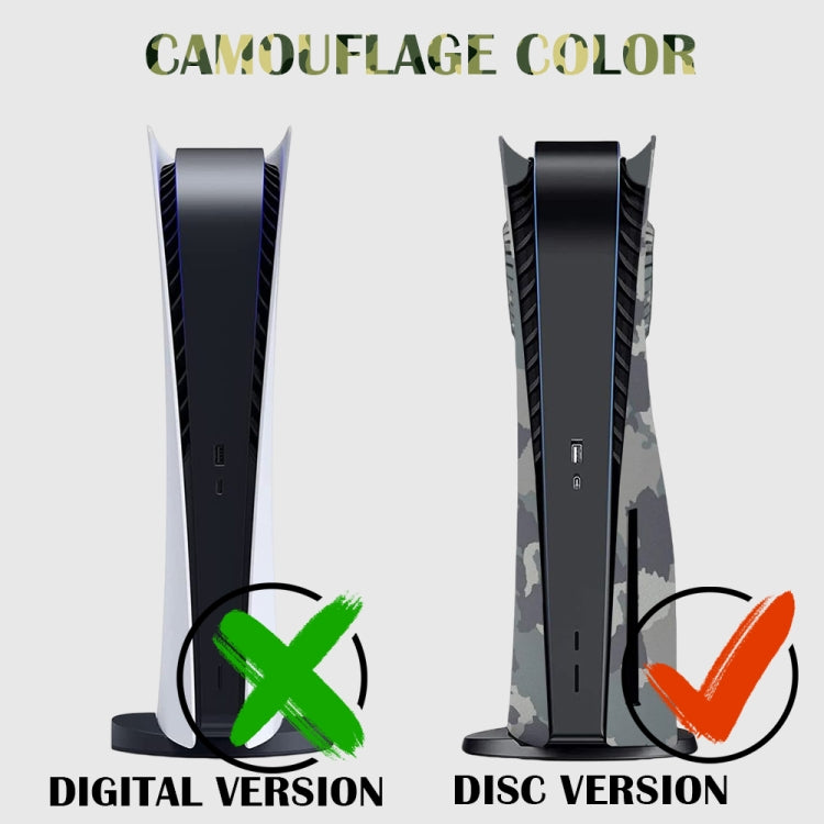 For PS5 CD-ROM Version Game Console Camouflage Shell Protective Cover - free shipping - PMC TechLife - Order now!