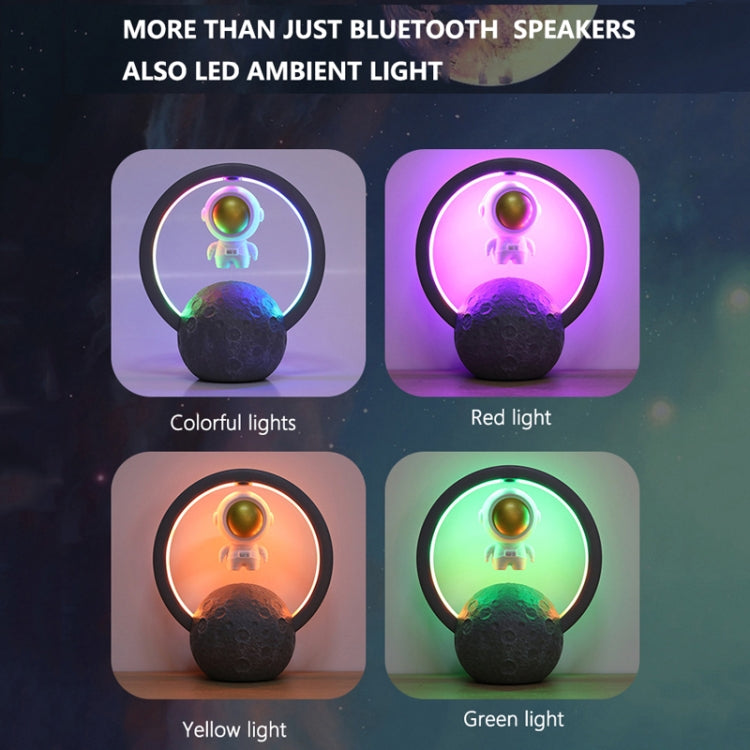 Y-598 Suspended Astronaut Bluetooth Speaker RGB Light Subwoofer Ornament,Spec: 598A Golden - Desktop Speaker by PMC TechLife | Online Shopping South Africa | PMC TechLife