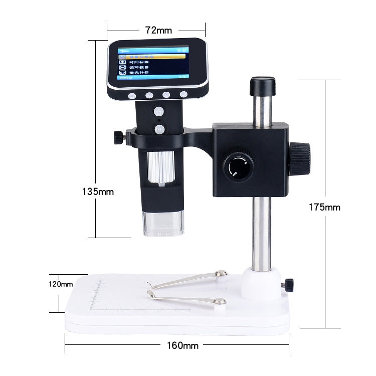 DM1 3.5-inch Screen Smart Wireless 500X HD Digital Microscope Handheld Portable Children Microscope with Stand - Digital Microscope by PMC TechLife | Online Shopping South Africa | PMC TechLife | Buy Now Pay Later Mobicred