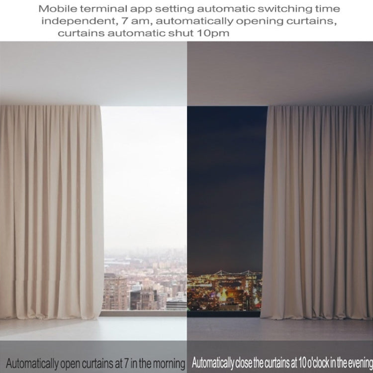 X101 Smart Home Automatic Curtain Machine With RC, Style: Track Model Single Host - Home Automation Modules by PMC TechLife | Online Shopping South Africa | PMC TechLife