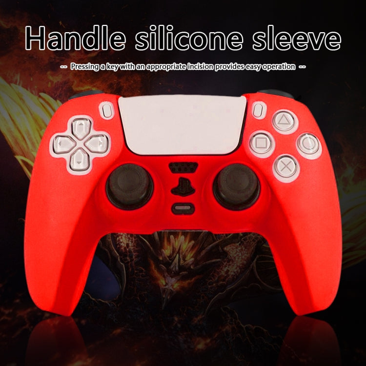 For PS5 Controller Silicone Case Protective Cover, Product color: Camouflage Green - Cases by PMC TechLife | Online Shopping South Africa | PMC TechLife