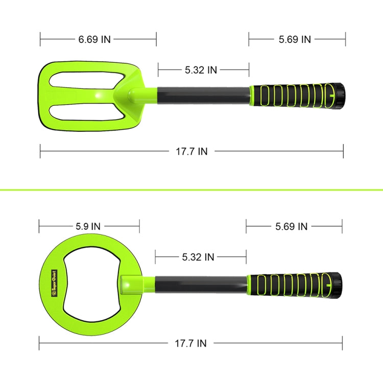 Goint Waterproof Handheld Metal Detector Underwater Treasure Hunter Detector(IP760 Green Round) - free shipping - PMC TechLife - Order now!
