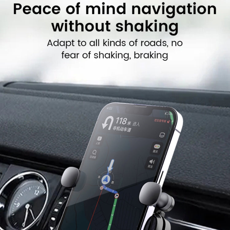 S03 Vehicle Air Outlet Gravity Navigation Mobile Phone Holder, Color: White Eagle Mouth - Car Holders by PMC TechLife | Online Shopping South Africa | PMC TechLife