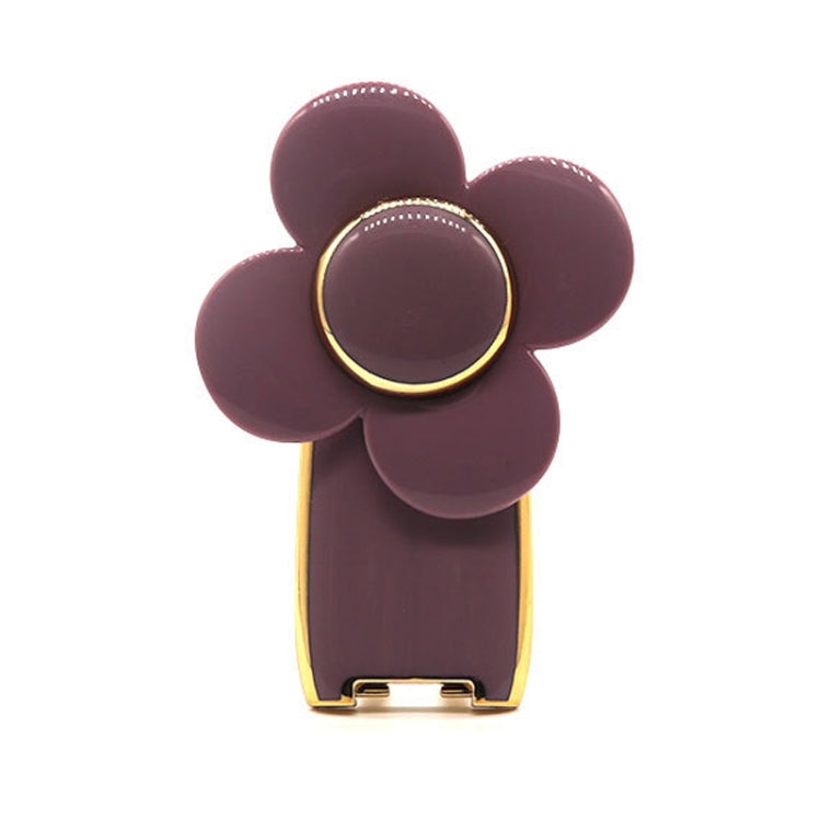 Flower Big Windmill Mobile Phone Ring Bracket Multifunctional Paste Type Rotating Lazy Bracket(Purple) - Ring Holder by PMC Jewellery | Online Shopping South Africa | PMC Jewellery