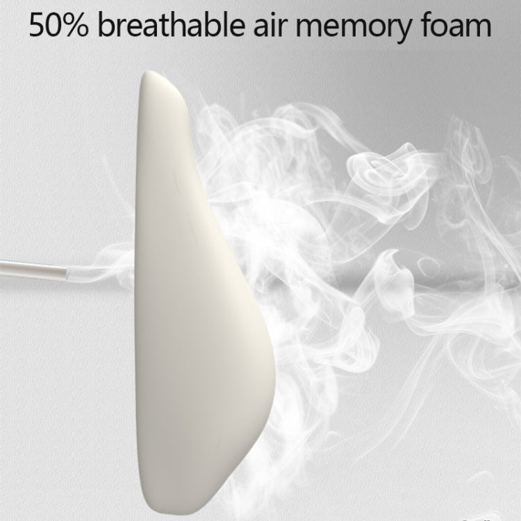 SR-21 Car Lumbar Cushion Headrest Seat Memory Foam Accessories, Style: Massage Headrest (Black) - Seat Accessories by PMC TechLife | Online Shopping South Africa | PMC TechLife
