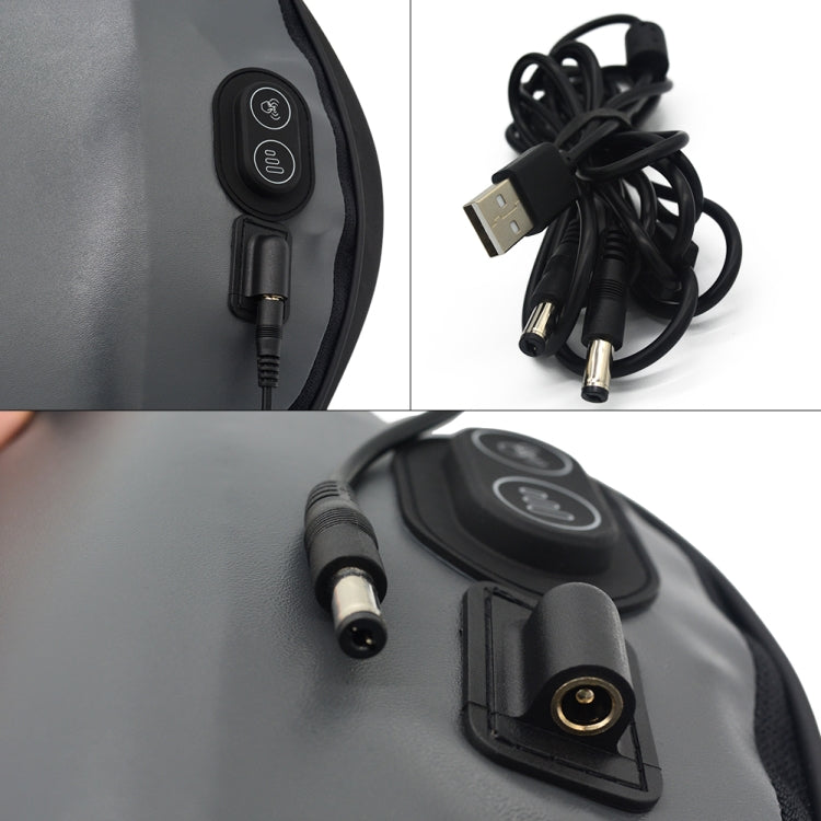 SR-21 Car Lumbar Cushion Headrest Seat Memory Foam Accessories, Style: Massage Lumbar Support (Brown) - Seat Accessories by PMC TechLife | Online Shopping South Africa | PMC TechLife
