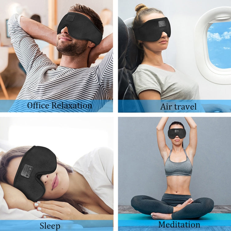 EM4 Bluetooth 5.2 Eye Mask Wireless Headphone Eye Protection for Sleep Office Lunch Break(Grey) - Eye Masks by PMC Jewellery | Online Shopping South Africa | PMC Jewellery