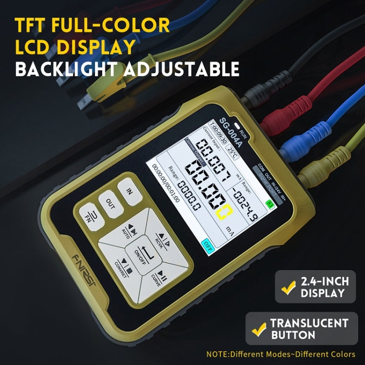 FNIRSI SG-004A 4-20mA Multi-Function Signal Generator Current Pressure Thermal Resistance Calibrator, EU Plug - free shipping - PMC TechLife - Order now!