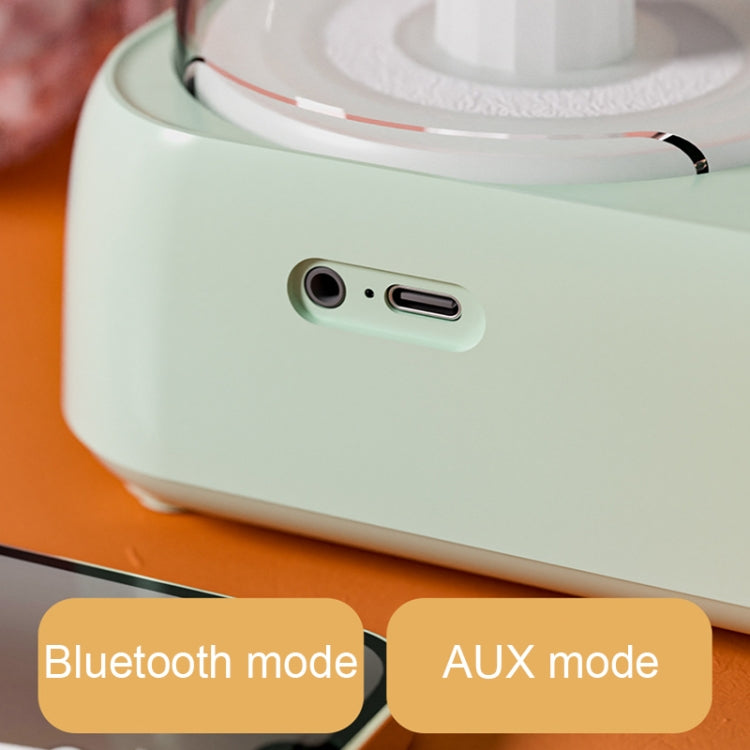 Y02 Retro Vinyl Record Player Wireless Bluetooth Speaker Ambient Light Aromatherapy Bluetooth Audio(Green) - Desktop Speaker by PMC TechLife | Online Shopping South Africa | PMC TechLife