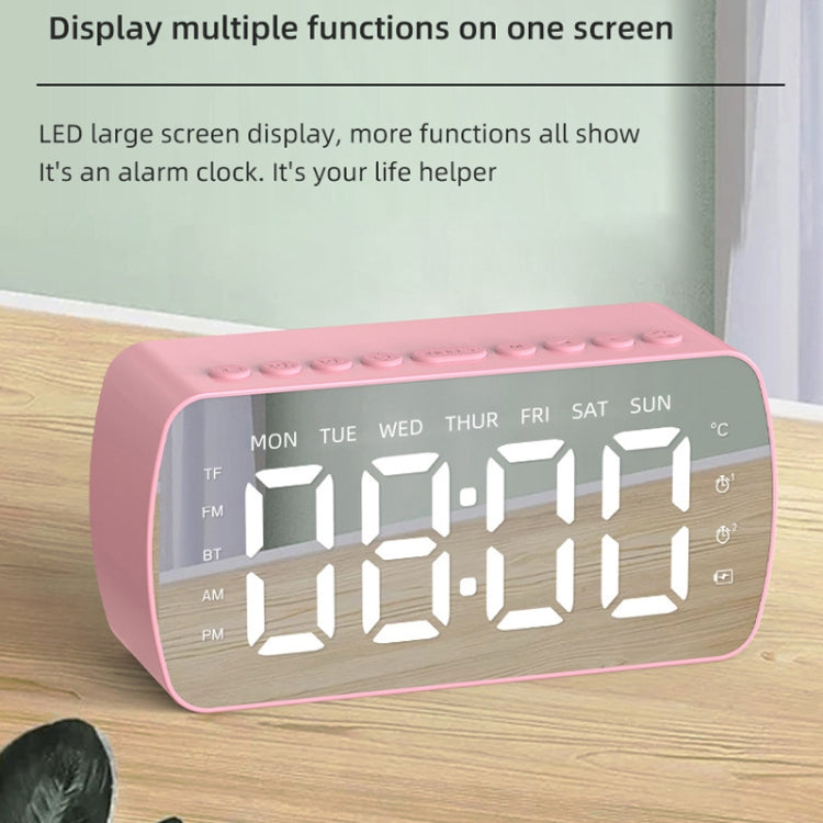 Q5 Outdoor Portable Card Bluetooth Speaker Small Clock Radio, Color: White 1400mAh - Mini Speaker by PMC Jewellery | Online Shopping South Africa | PMC Jewellery