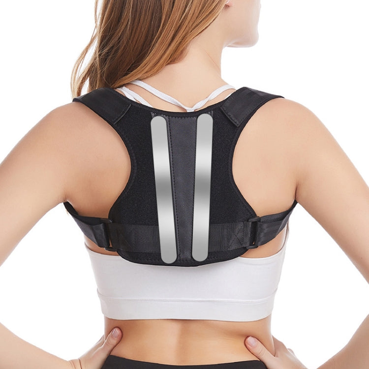 Adjustable Back Posture Corrector with Back Support Bar for Women and Men Free Size(Black) - Corrector by PMC Jewellery | Online Shopping South Africa | PMC Jewellery