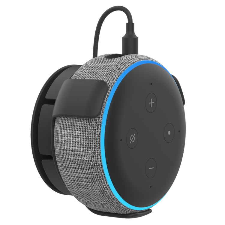 For Amazon Echo Dot 3 AhaStyle PT62 Wall Bracket Smart Speaker Bracket Black - free shipping - PMC TechLife - Order now!