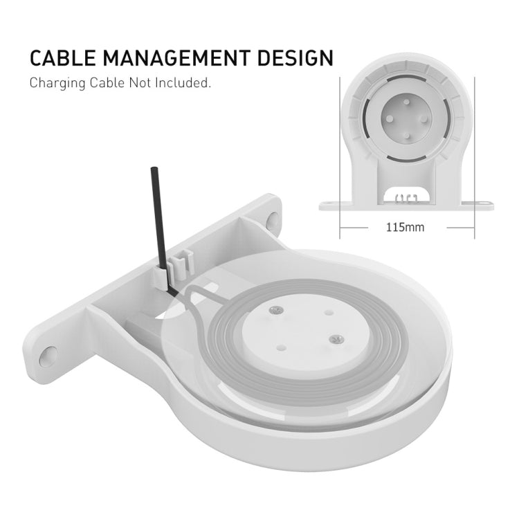 For Apple HomePod Mini AhaStyle DD96 Stand Wall Storage Stand(Black) - Speaker Bracket by AhaStyle | Online Shopping South Africa | PMC TechLife | Buy Now Pay Later Mobicred
