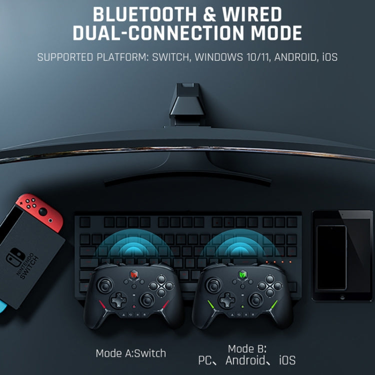 BIGBIGWON Blitz C2Pro+Base Full Mechanical Gamepad Bluetooth Wired Dual Mode Support Switch / PC / Android / IOS - Controller Gamepad by BIGBIGWON | Online Shopping South Africa | PMC TechLife