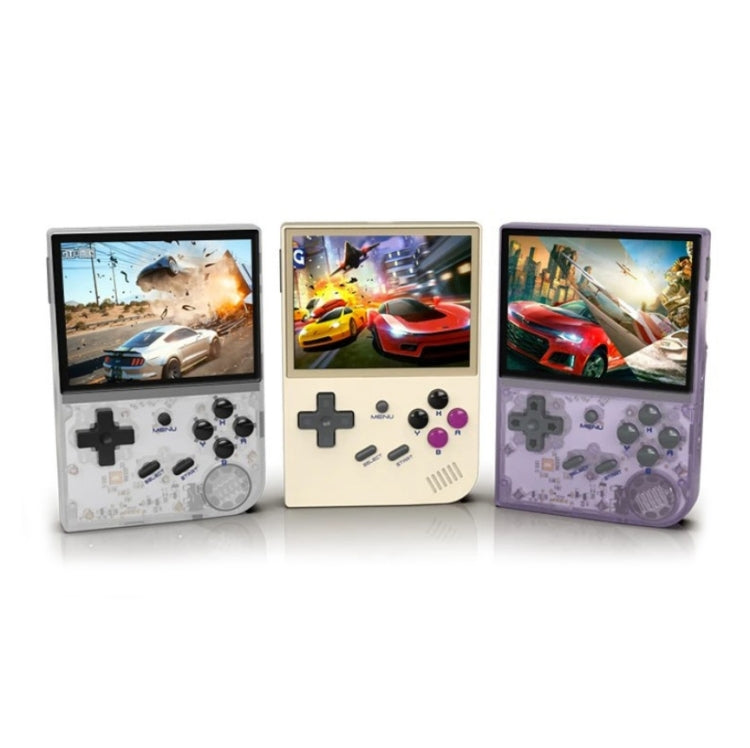 ANBERNIC RG35XX 3.5-inch Retro Handheld Game Console Open Source Game Player  64G+128G 13000+ Games(White) - Pocket Console by ANBERNIC | Online Shopping South Africa | PMC Jewellery | Buy Now Pay Later Mobicred