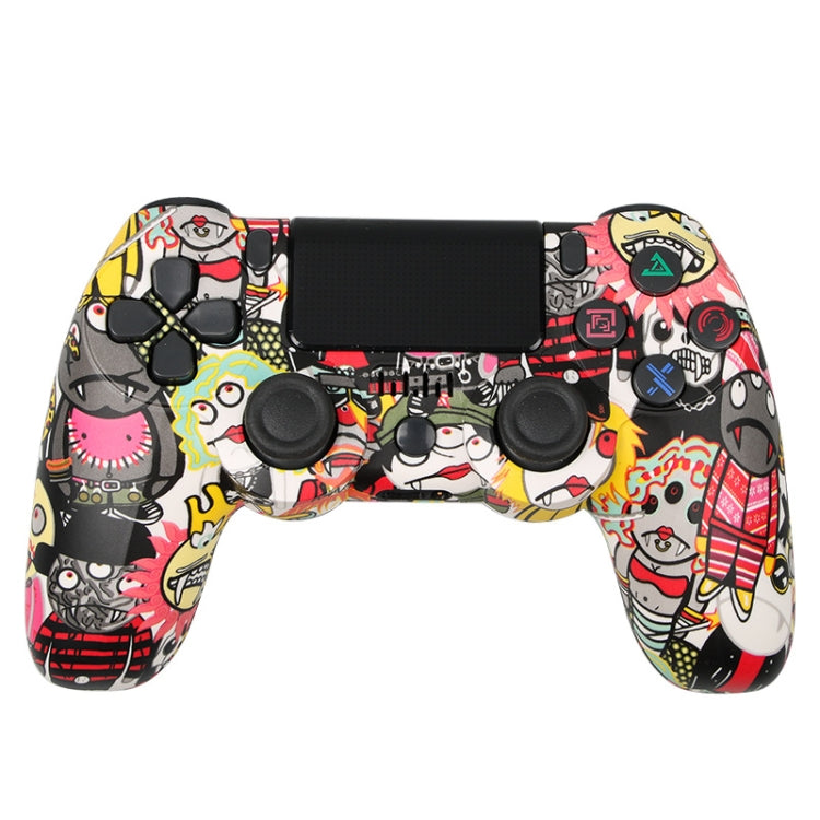 For PS4 Wireless Bluetooth Game Controller With Light Strip Dual Vibration Game Handle(Cartoon) - Gamepads by PMC Jewellery | Online Shopping South Africa | PMC Jewellery