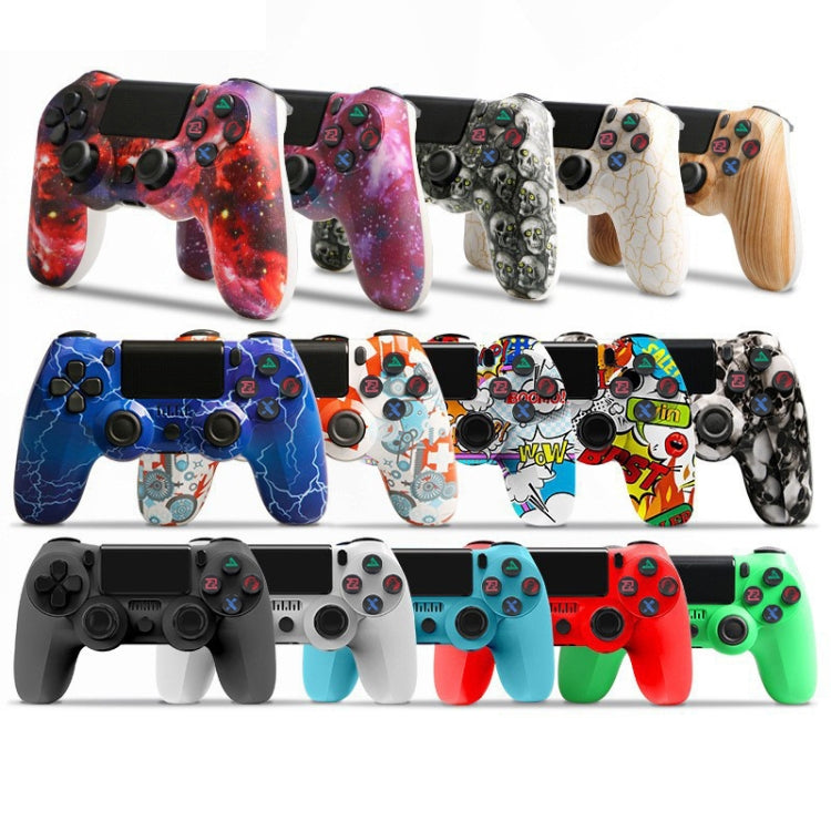 For PS4 Wireless Bluetooth Game Controller With Light Strip Dual Vibration Game Handle(Red) - Gamepads by PMC TechLife | Online Shopping South Africa | PMC TechLife