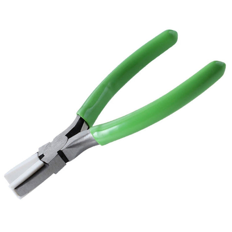 Handmade Jewelry Plier Nylon Accessories DIY Tools Wire Wrap Clamp, Style: Green Flat Jaw Plier - Jewelry Tools by PMC Jewellery | Online Shopping South Africa | PMC Jewellery