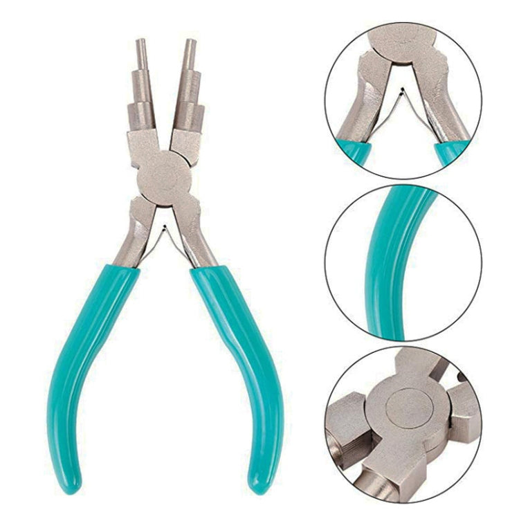 Handmade Jewelry Plier Nylon Accessories DIY Tools Wire Wrap Clamp, Style: Blue 6-section Plier - Jewelry Tools by PMC Jewellery | Online Shopping South Africa | PMC Jewellery