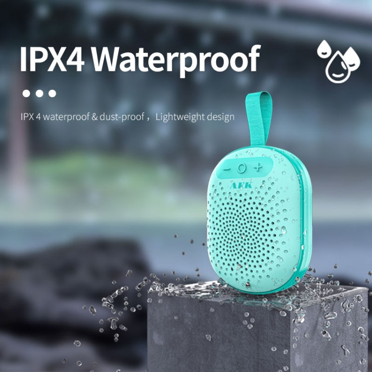 AFK BT-513 TWS Mini Portable RGB Light Bluetooth Speaker 3D Sound Effect Waterproof Bluetooth Audio(Light Blue) - Mini Speaker by AFK | Online Shopping South Africa | PMC TechLife | Buy Now Pay Later Mobicred