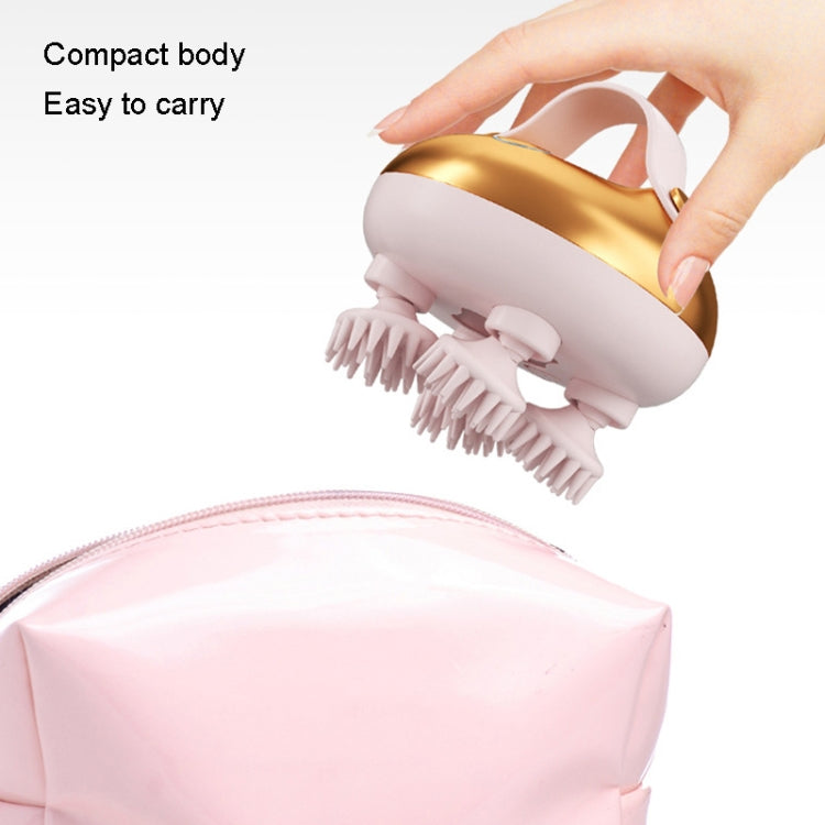 MAH02 Smart Head Massage Wireless Kneading Massager(Gold) - Massage & Relaxation by PMC TechLife | Online Shopping South Africa | PMC TechLife