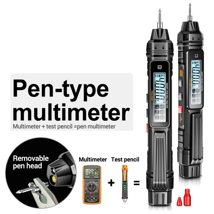 ANENG A3005A 10MHZ/40MF/40 Megohm Intelligent Anti-burning High-precision Digital Universal Meter(Matching Group) - Digital Multimeter by ANENG | Online Shopping South Africa | PMC TechLife | Buy Now Pay Later Mobicred