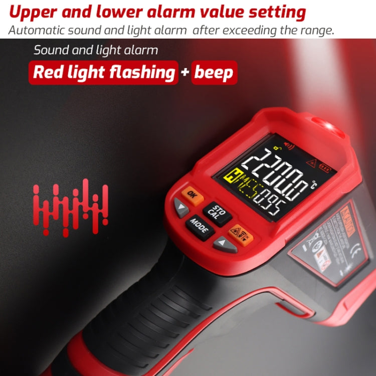 TASI TA603C -32-1680 degrees Celsius Color Screen Infrared Thermometer Industrial Electronic Thermometer - free shipping - PMC TechLife - Order now!