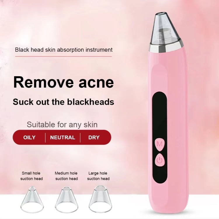 Blackhead Remover Vacuum Pore Cleaner Facial Deep Cleaning Beauty Tools(Pink) - Cleanser by PMC Jewellery | Online Shopping South Africa | PMC Jewellery