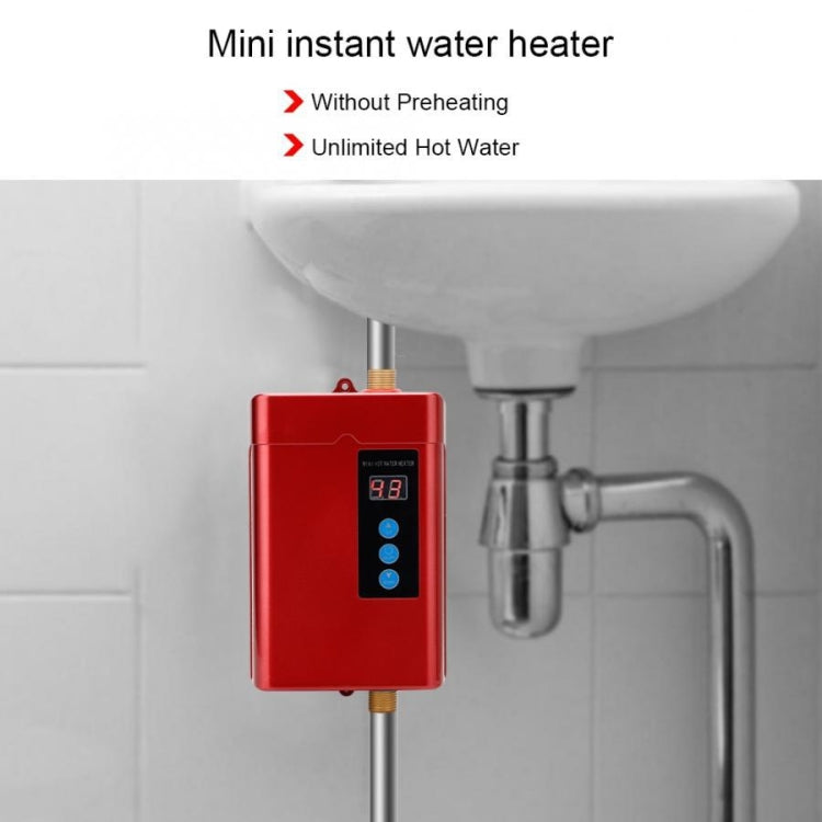 AU Plug 4000W Electric Water Heater With Remote Control Adjustable Temperate(Black) - Water Heaters & Accessories by PMC TechLife | Online Shopping South Africa | PMC TechLife