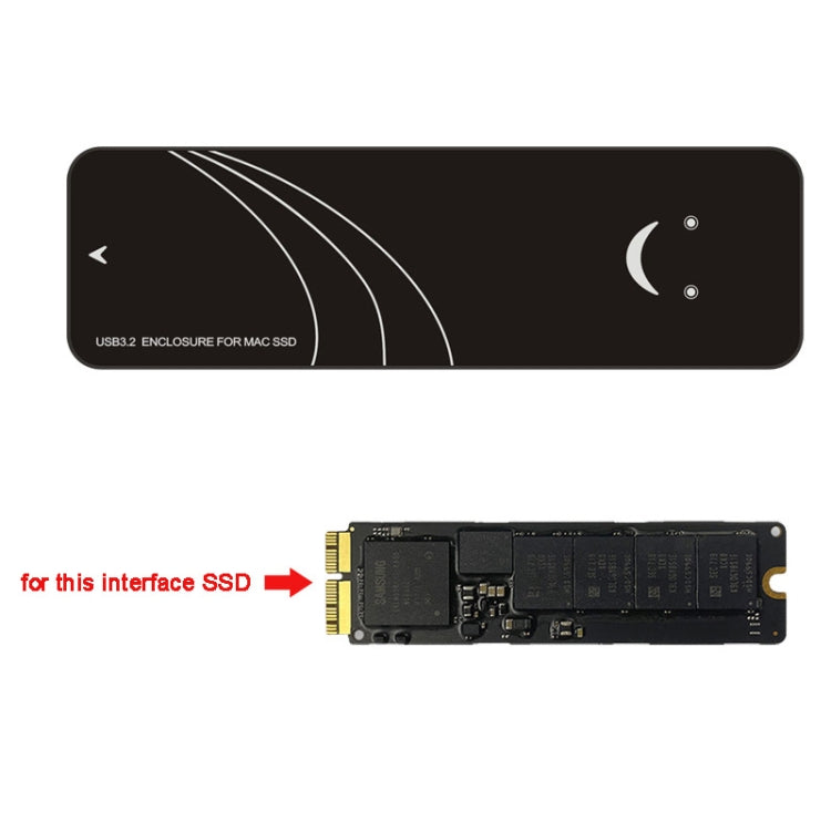 USB3.2 To MAC SSD Enclosure Adapter For Macbook Air Pro 2013-2017 Hard Disk, Spec: 10Gbps A-C Cable Kit - Others by PMC TechLife | Online Shopping South Africa | PMC TechLife