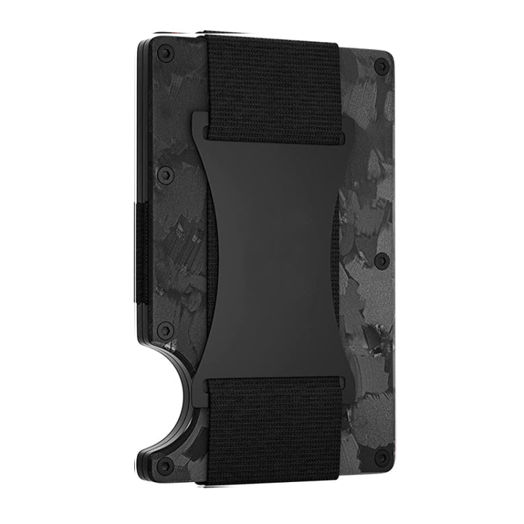 Credit Card Holder Wallets RFID Blocking Slim Metal Card Clip, Color: Black Forging Carbon - free shipping - PMC TechLife - Order now!