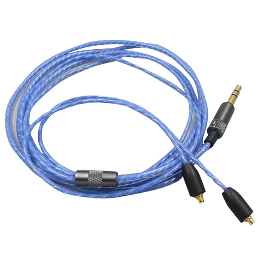For Shure MMCX / SE215 / SE425 / SE535 / SE846 / UE900 / Waston Headset Cable(Blue) - Headset Accessories by PMC Jewellery | Online Shopping South Africa | PMC Jewellery