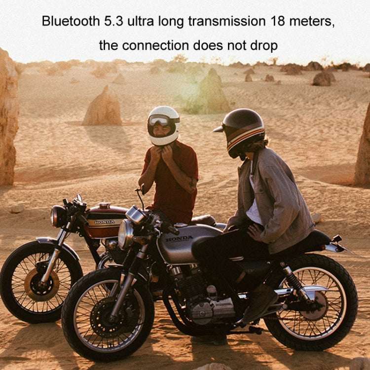 KUQIBAO Motorcycle Helmet Built-in Waterproof Bluetooth Earphone(Hard Microphone) - free shipping - PMC TechLife - Order now!